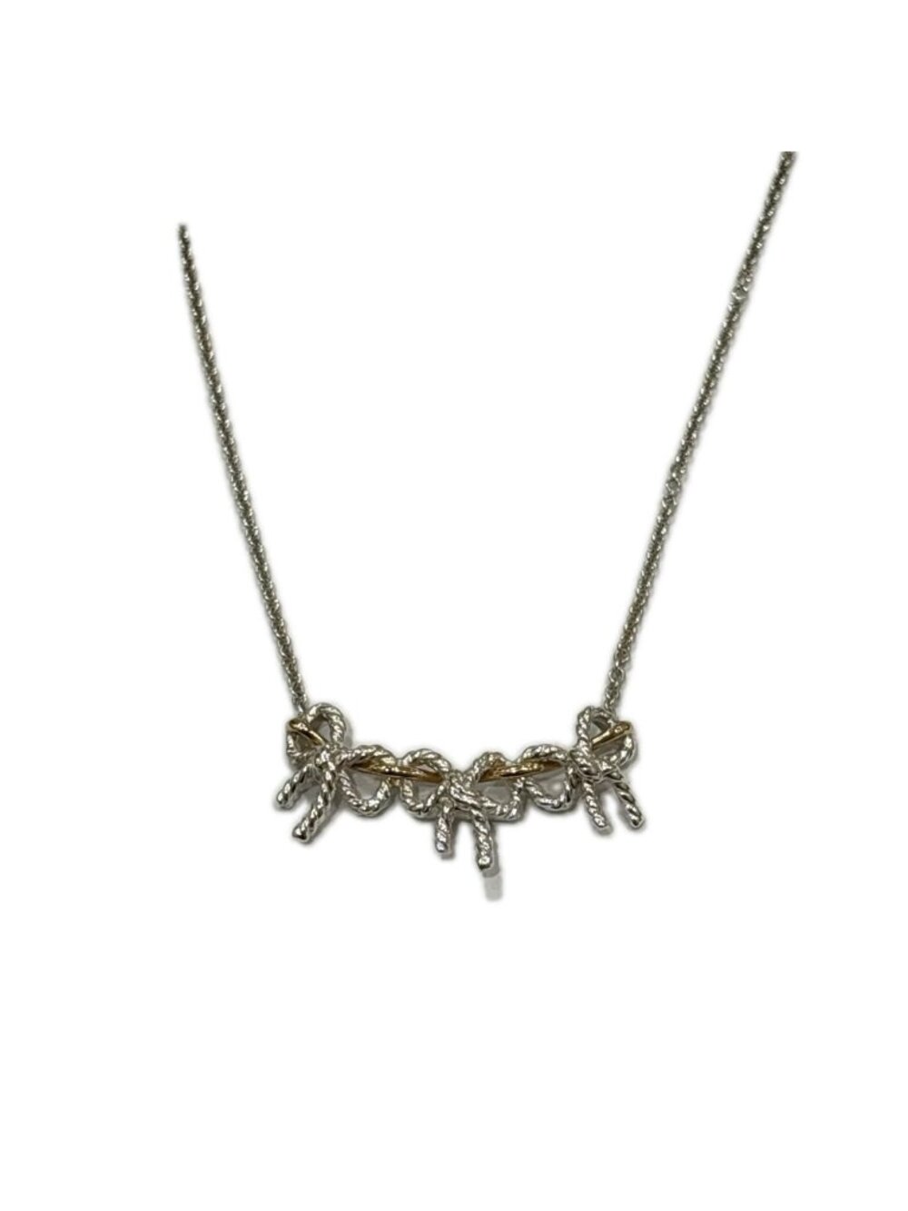 Tiffany & Co Trip Ribbon Necklace 18k Yellow Gold